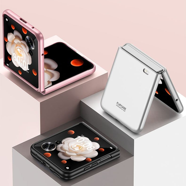 For Honor Magic V Flip GKK Ultra-thin Full Coverage Phone Case(Silver) by GKK