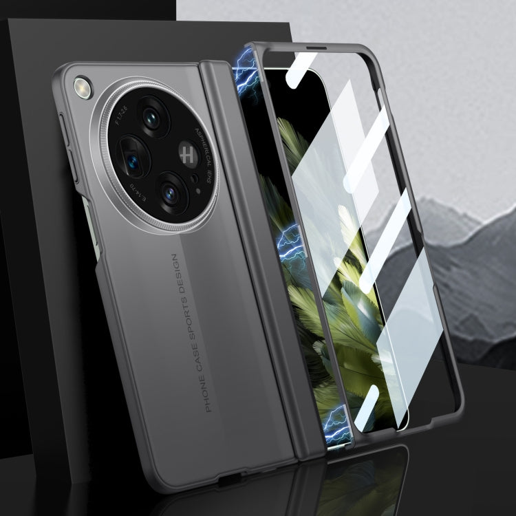 For OPPO Find N3 GKK Integrated Magnetic Blade Ultra-thin Full Coverage Phone Case(Grey) by GKK