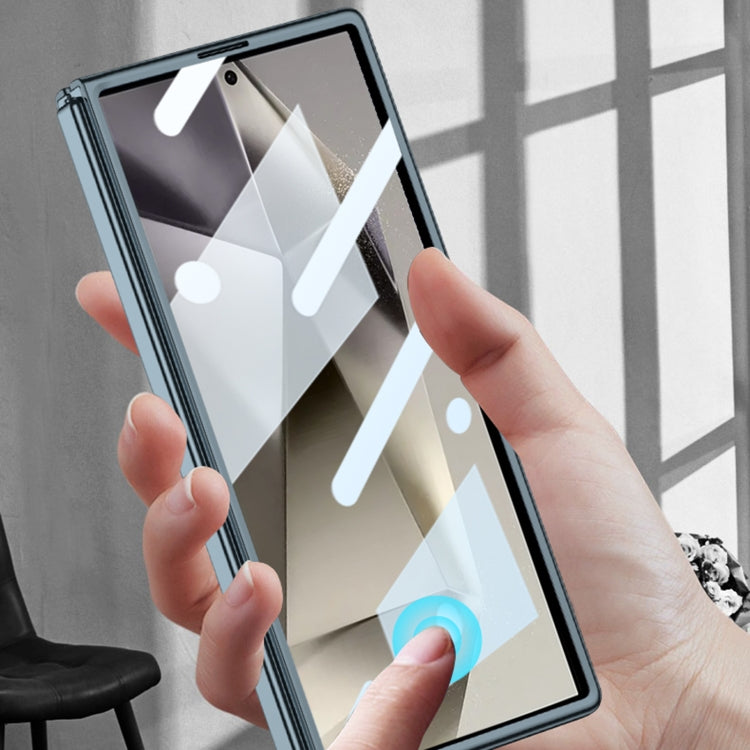 For Samsung Galaxy Z Fold6 GKK Integrated Electroplating Phantom Full Coverage Phone Case(Transparent) by GKK