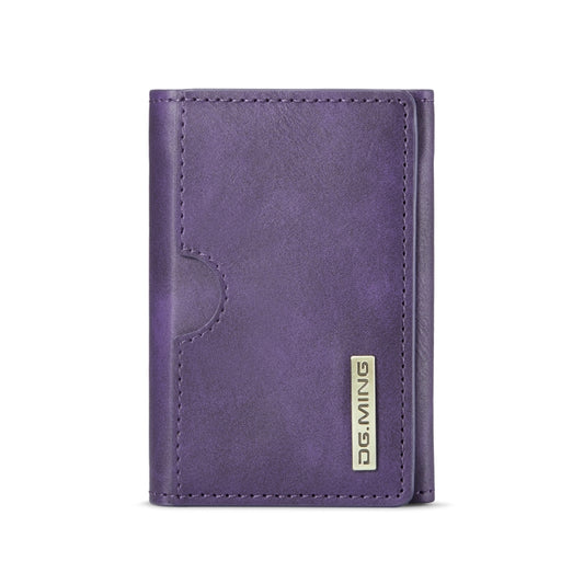 DG.MING M6 Series 3-Fold Multi Card Wallet(Purple) by bashfashion
