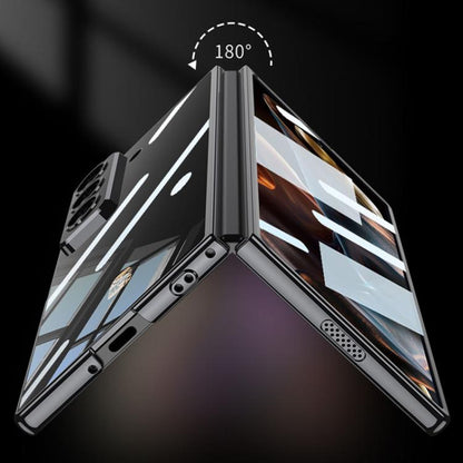For Samsung Galaxy Z Fold6 Slim GKK Integrated Electroplating Phantom Full Coverage Phone Case(Black) by GKK