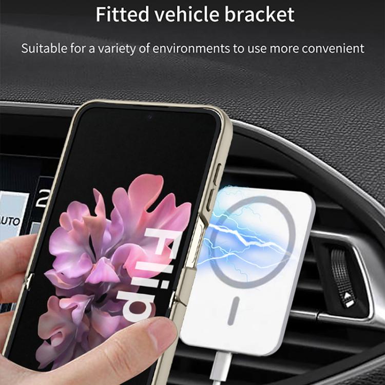 For Samsung Galaxy Z Flip6 / Flip7 FE GKK Ultra-thin MagSafe Full Coverage Phone Case(Purple) by GKK