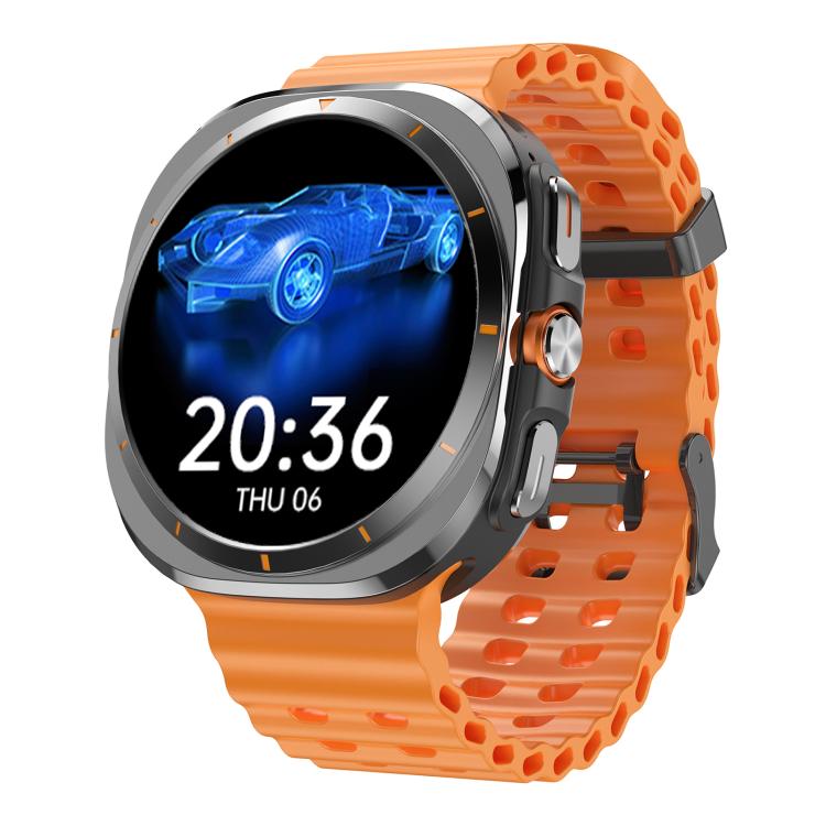X7 1.51 inch IPS Screen Bluetooth Smart Watch Supports Healthy Monitoring(Orange) by bashfashion
