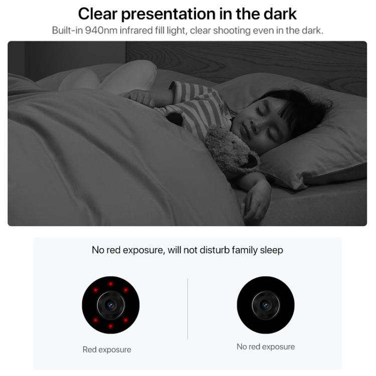 Original Xiaomi Smart Camera Video Call Edition Support One-click Call / AI Intelligent Detection, US Plug(White) by Xiaomi