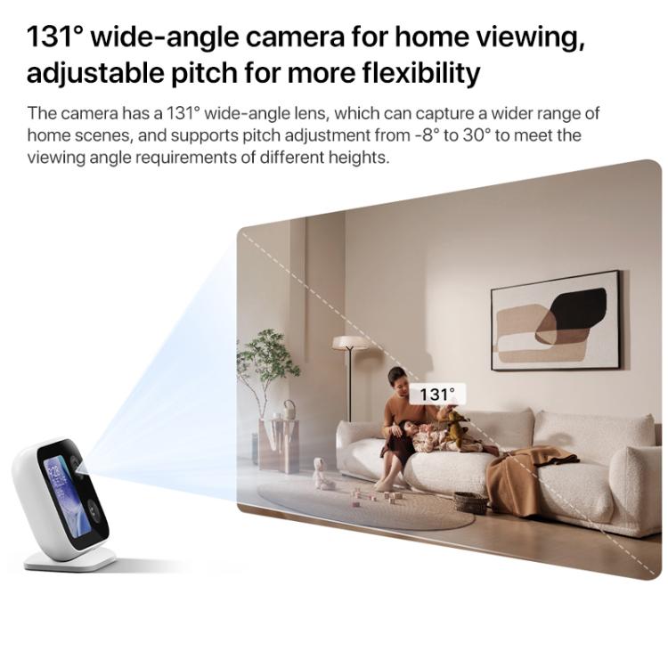 Original Xiaomi Smart Camera Video Call Edition Support One-click Call / AI Intelligent Detection, US Plug(White) by Xiaomi
