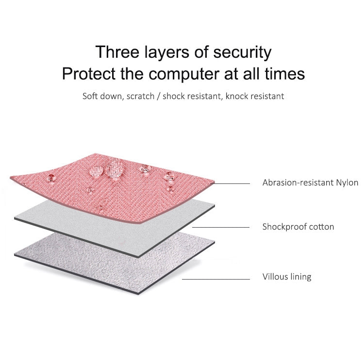 ST08 Handheld Briefcase Carrying Storage Bag without Shoulder Strap for 13.3 inch Laptop(Black) by bashfashion