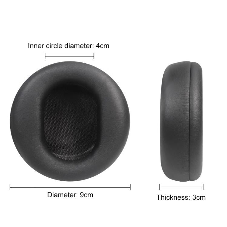 1 Pair Protein Leather Replacement Earpads For Microsoft Surface(Grey) by bashfashion