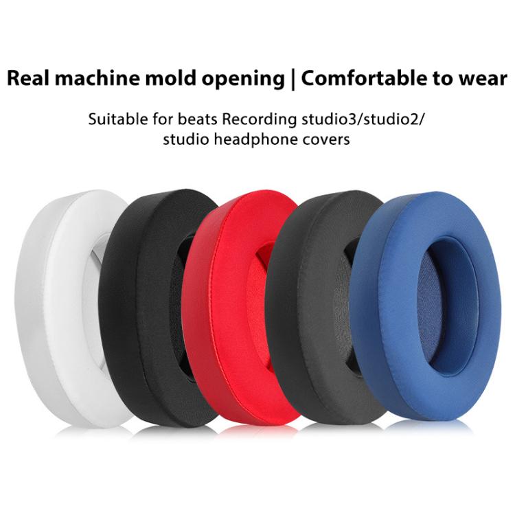 1 Pair Ice Feeling Gel Replacement Earpads For Beats Studio3 / 2(White) by bashfashion