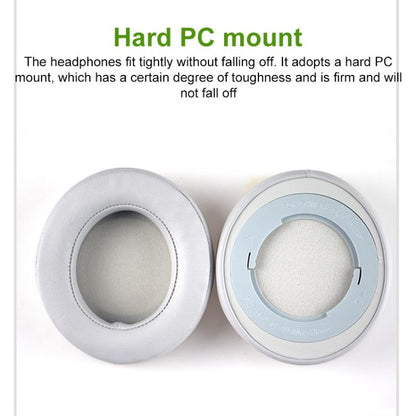 1 Pair Rotating Snap-on Replacement Earpads For Razer Kraken Pro V2, Material:Protein Leather(Grey) by bashfashion