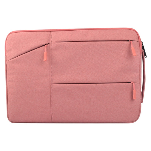 Universal Multiple Pockets Wearable Oxford Cloth Soft Portable Simple Business Laptop Tablet Bag, For 14 inch and Below Macbook, Samsung, Lenovo, Sony, DELL Alienware, CHUWI, ASUS, HP(Pink) by bashfashion