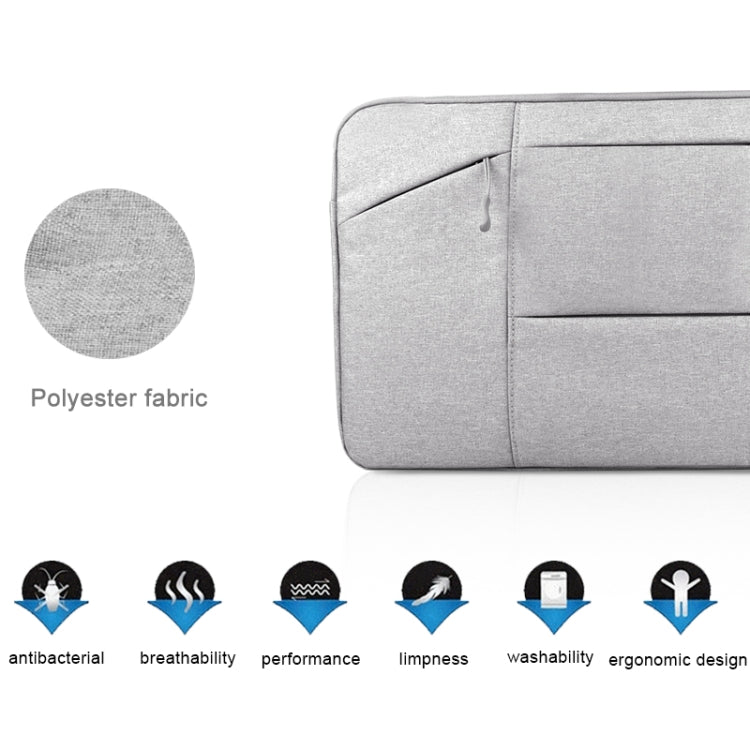 Universal Multiple Pockets Wearable Oxford Cloth Soft Portable Simple Business Laptop Tablet Bag, For 14 inch and Below Macbook, Samsung, Lenovo, Sony, DELL Alienware, CHUWI, ASUS, HP(Pink) by bashfashion