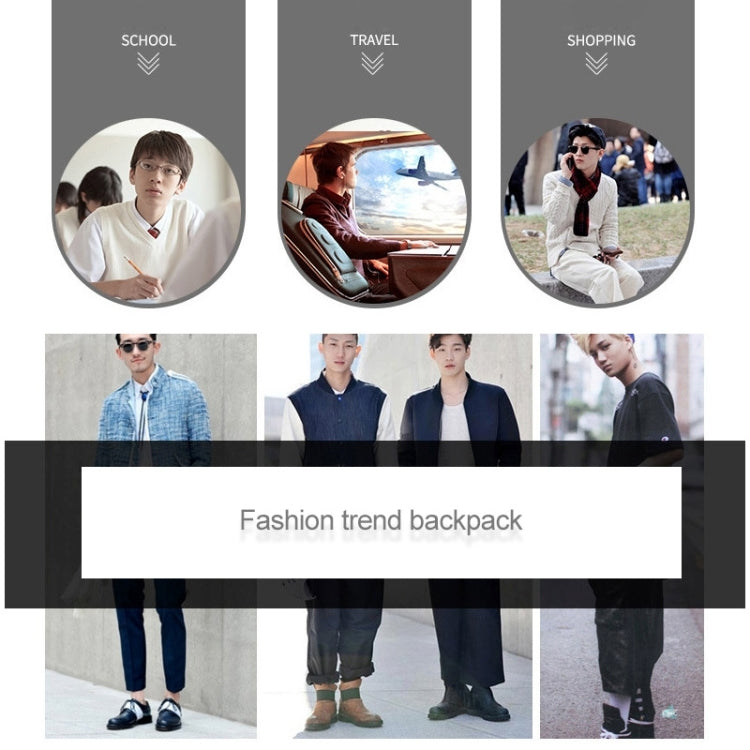 Universal Multi-Function Canvas Cloth Laptop Computer Shoulders Backpack Students Bag for 13-15 inch, Size: 36x25x10cm(Blue) by bashfashion