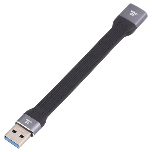 10Gbps USB Male to USB Female Soft Flat Sync Data Fast Charging Cable by bashfashion