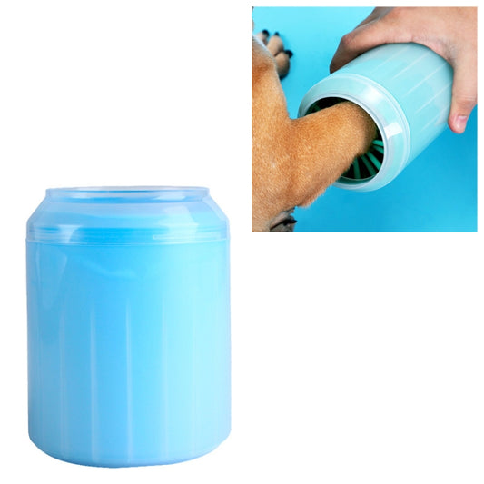Pet Cat Dog Foot Clean Cup Cleaning Tool Silicone Washing Cup, Size: Small (Blue) by bashfashion