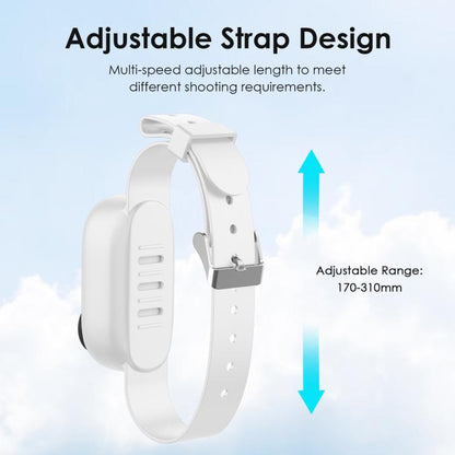 For Insta360 GO 3 / GO 3S PULUZ Camera Silicone Case Wristband Bicycle Strap Extension Mount (White) by PULUZ