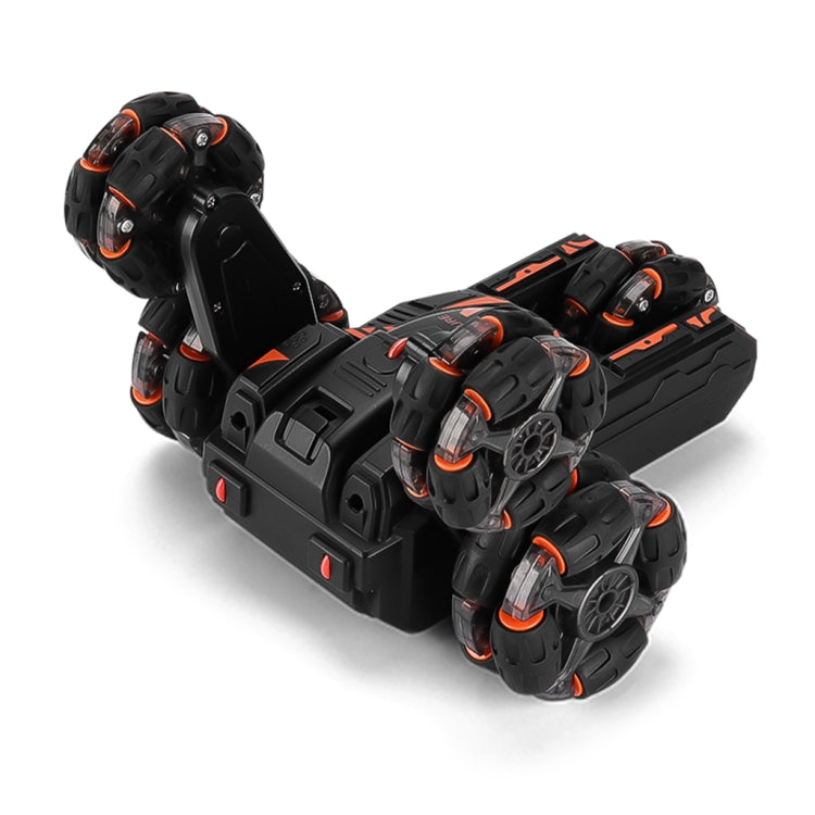 MoFun Five-wheeled Stunt Car 360-degree Swing Arm 2.4G Multifunctional RC Car, Specifications:Single(Black) by MoFun