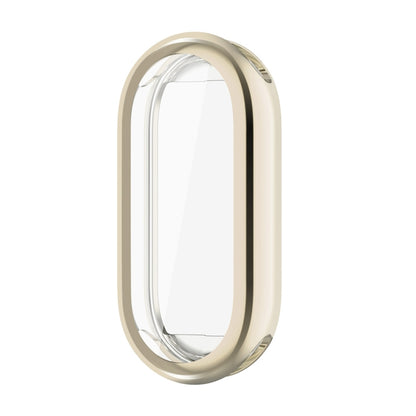 For Xiaomi Mi Band 8 ENKAY Hat-Prince Full Coverage Electroplated Soft TPU Case with Screen Protection(Golden) by ENKAY