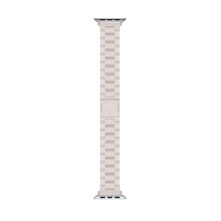 For Apple Watch 46mm / 49mm / 45mm / 44mm Candy Three-bead Magnetic Buckle PC Watch Band(Starlight Color) by bashfashion