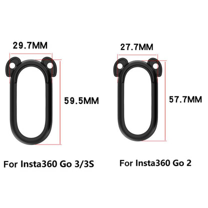 For Insta 360 Go 3S / Go 3 Solid Color Silicone Protective Case(Light Pink) by bashfashion