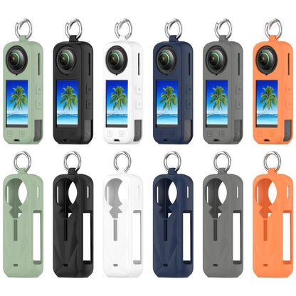 For Insta360 X5 Silicone Protective Case(Black) by bashfashion