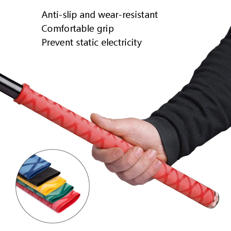 1m Fish Rod Heat Shrinkable Hand Handling Insulation Non-Slip Waterproof Sleeve, Specification: Diameter 35mm(Black) by bashfashion