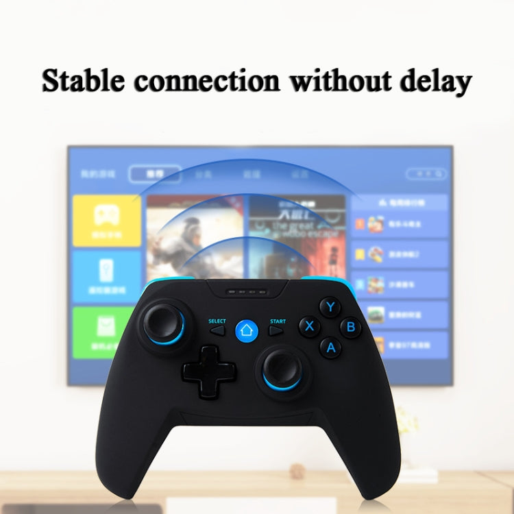 CX-X1 2.4GHz + Bluetooth 4.0 Wireless Game Controller Handle For Android / iOS / PC / PS3 Single Handle (Blue) by bashfashion
