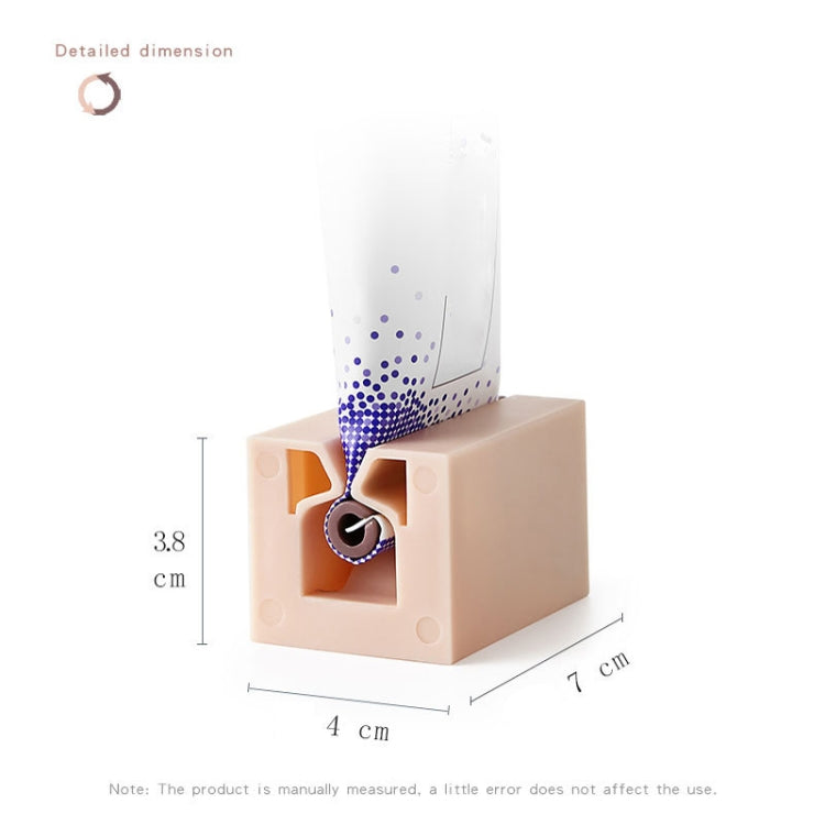 5 PCS TM19014 Lazy Toothpaste Squeezer Manual Toothpaste Extruder(Pink + Deep Pink) by bashfashion