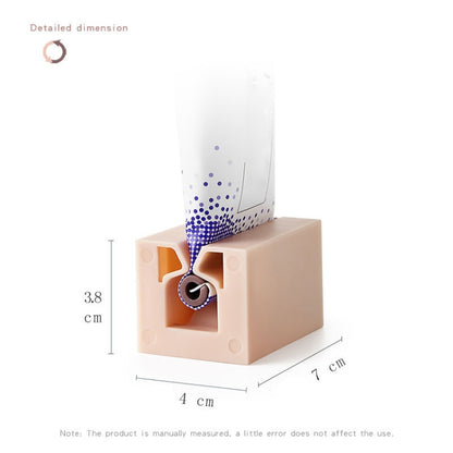 5 PCS TM19014 Lazy Toothpaste Squeezer Manual Toothpaste Extruder(Pink + Deep Pink) by bashfashion