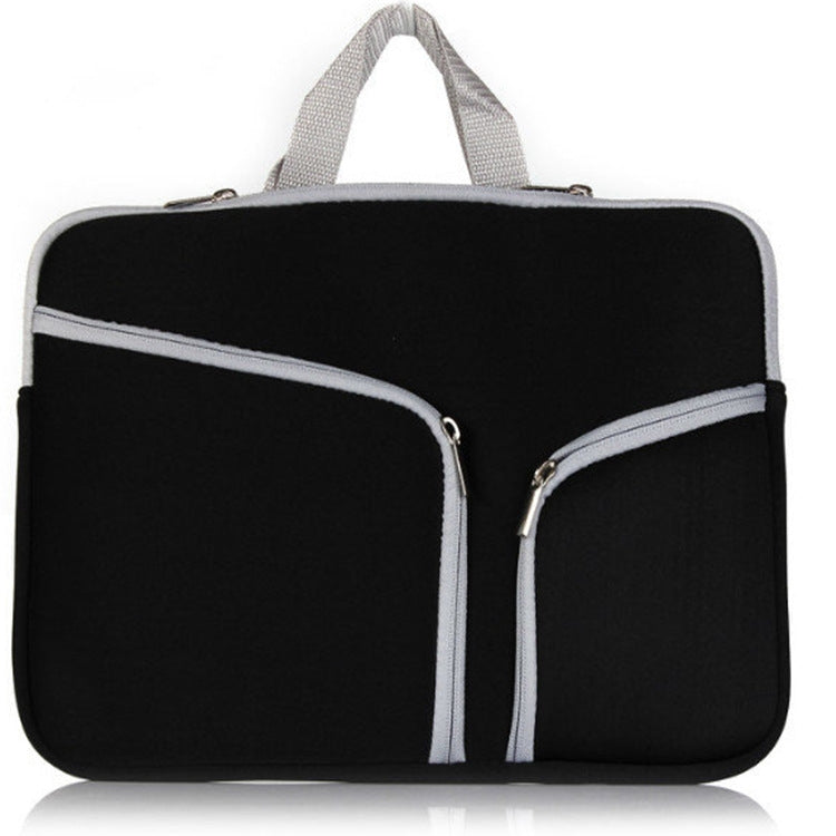 T228 Diving Material Computer Bag Multi-pocket Laptop Liner Bag, Size: 15.6 Inch(Black) by bashfashion