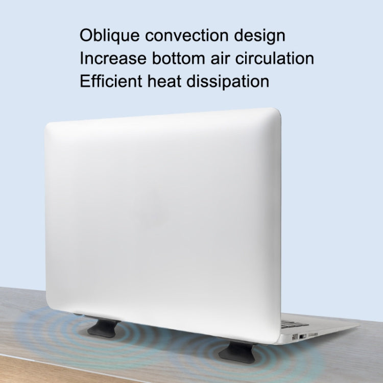 Portable Folding Notebook Computer ABS Bracket(Black) by bashfashion