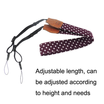 Multi-color Shoulder Neck Strap SLR Retro Camera Shoulder Strap(White) by bashfashion