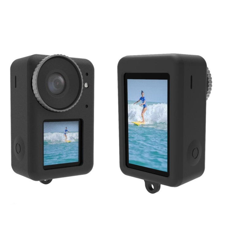 For DJI Osmo Action 3 Silicone Protective Case Lens Cap(Blue) by bashfashion