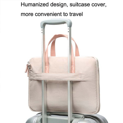 For MacBook 13.3-14 Inches MAHOO 10188 Ultra-Thin Hand Computer Bag Messenger Laptop Bag, Color: Khaki by bashfashion