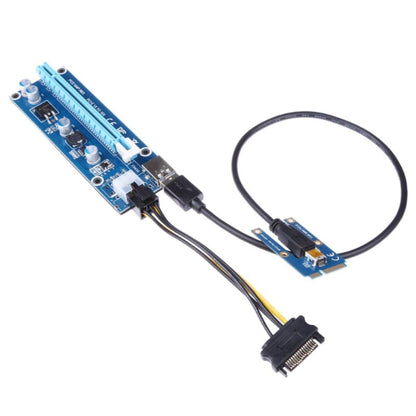 PCE164P-N03 VER006C Mini PCI-E 1X To 16X Riser For Laptop External Image Card, Spec: M2 To 6pin by bashfashion