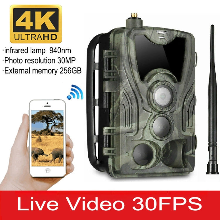 HC-801Pro 4K 4G Outdoor Hunting Camera App Remote Mobile Phone Control To View Photos And Video At Any Time, US Plug by bashfashion