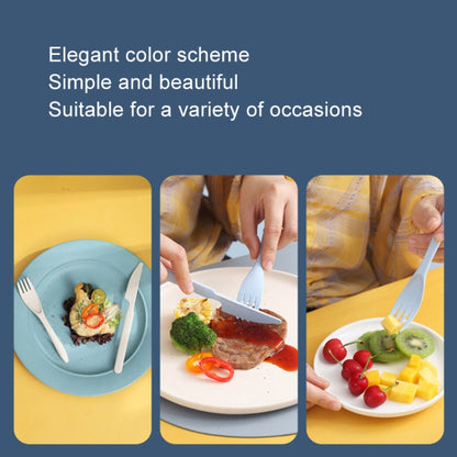 4 In 1 Portable Wheat Straw Tableware Set Outdoor Travel Storage Tableware Box, Style: A With Chopsticks (Beige) by bashfashion