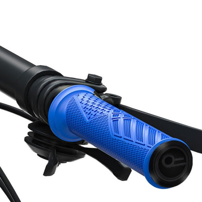 ENLEE 1pair Silicone Bicycle Covers Lockable Cycling Grips With Handlebar Blocking(Black) by ENLEE