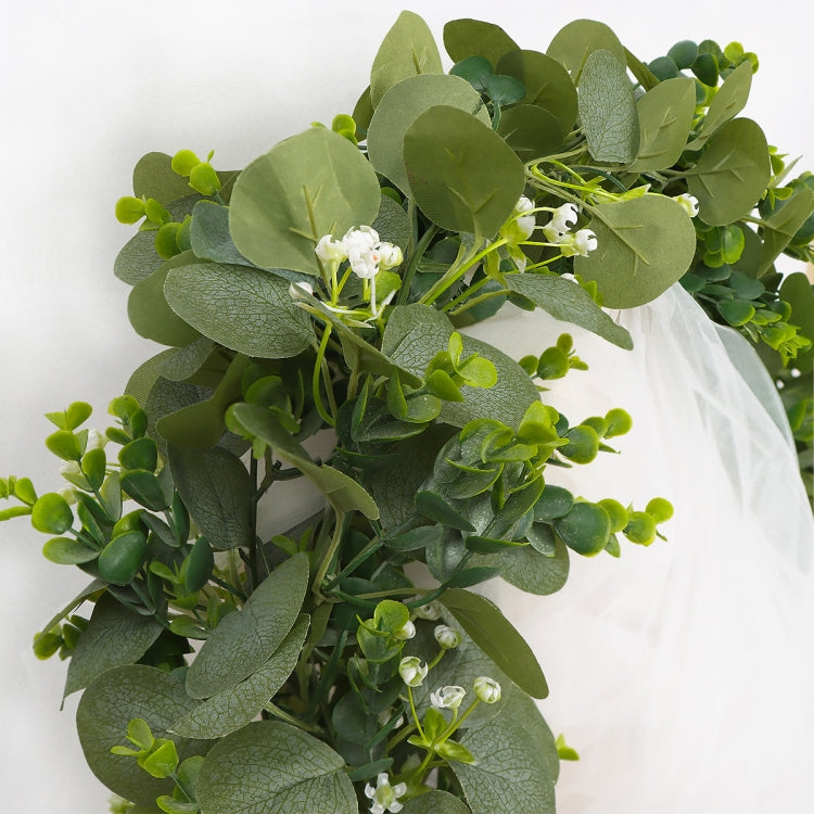 180cm Simulation Greenery Eucalyptus Ivy Leaf Rattan Hanging Fake Flower Decoration Rattan, Style: D Model by bashfashion