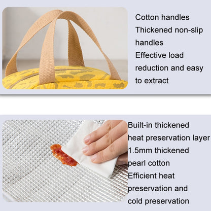 Ink Pattern Insulated Lunch Bag Lunch Box Bag Outdoor Travel Ice Pack Picnic Bag(Blue) by bashfashion