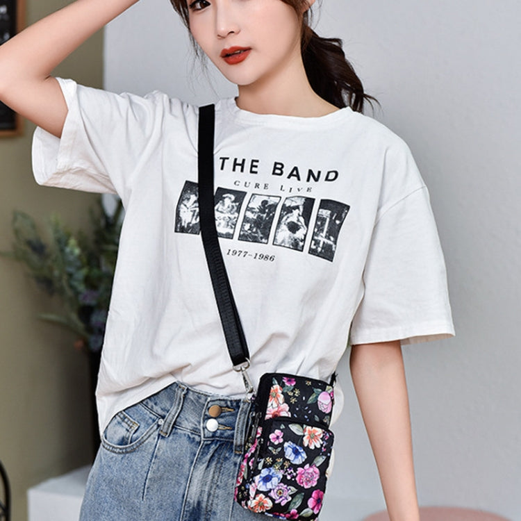 Printed Crossbody Mobile Phone Bag Mini Wallet With Arm Band, Style: Square Dot by bashfashion