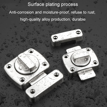 Stainless Steel Rotate Bolt Latch Anti-Theft Security Bathroom Door Lock Spring Latch, Specification: Extra Large Red Bronze by bashfashion