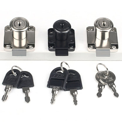 Drawer Lock Furniture Closet Door Office Filing Cabinet Lock, Model: 136-22(Black Folding Key) by bashfashion