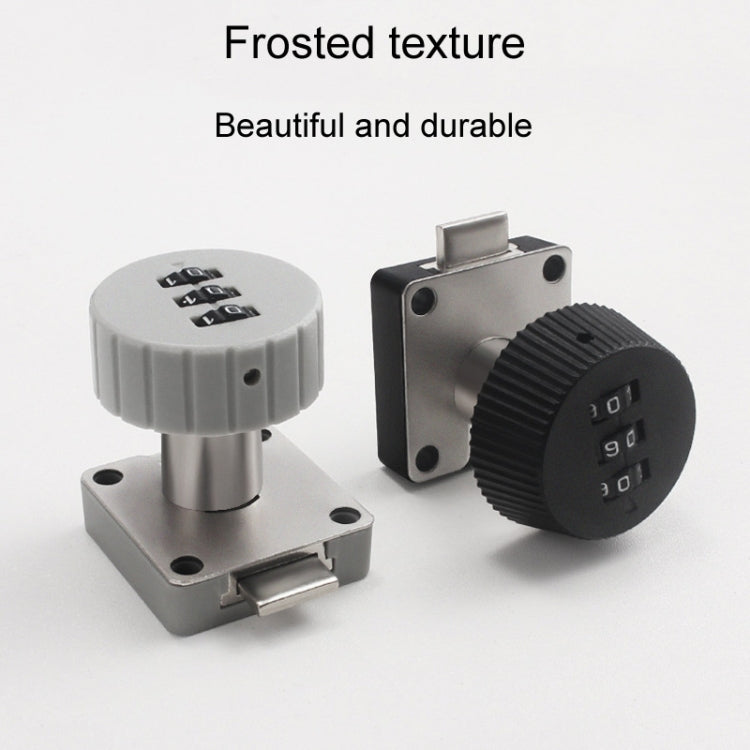 Home Cabinet Desk Drawer Combination Lock Lockers File Security Latches, Style: Black Beveled by bashfashion