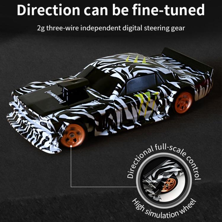 1:43 Full Scale Mini 4WD Drifting Charging Remote Control Car, Color: 4304G Silver GTR With Gyroscope by bashfashion