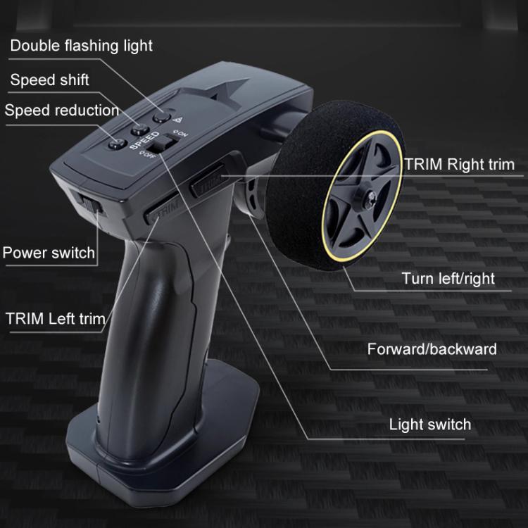 1:43 Full Scale Mini 4WD Drifting Charging Remote Control Car, Color: 4302 Blue M3 by bashfashion