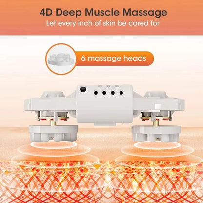 Z5 Dual-frequency Red Light Constant Temperature Hot Compress Foot Massager, Spec: US Plug(Light Green) by bashfashion