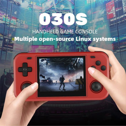 O30S 3.5-inch IPS Screen Open Source Handheld Game Console Linux System, Memory: 64G(Red) by bashfashion