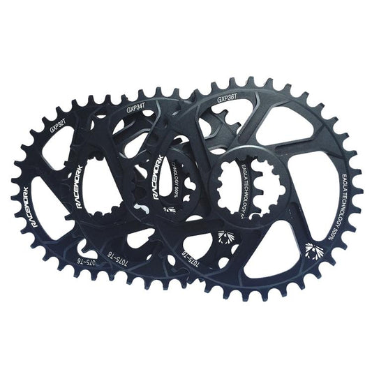 RACEWORK 7075-T6 For SRAM Mountain Bike Single Plate Round Bicycle Sprocket, Spec: 3mm 36T by RACEWORK