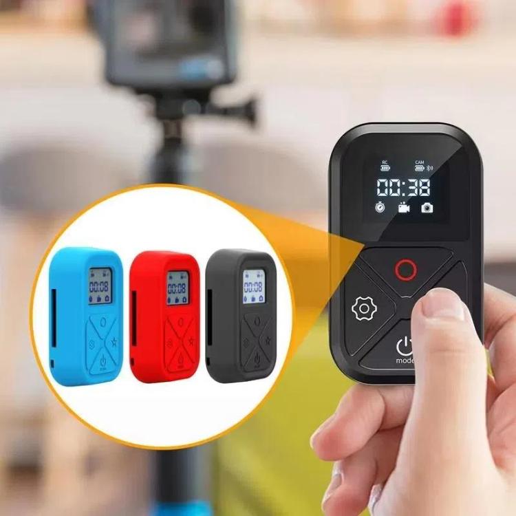 For TELESIN T10 Remote Control Silicone Protective Case Anti-scratch and Drop-proof Cover(Red) by bashfashion