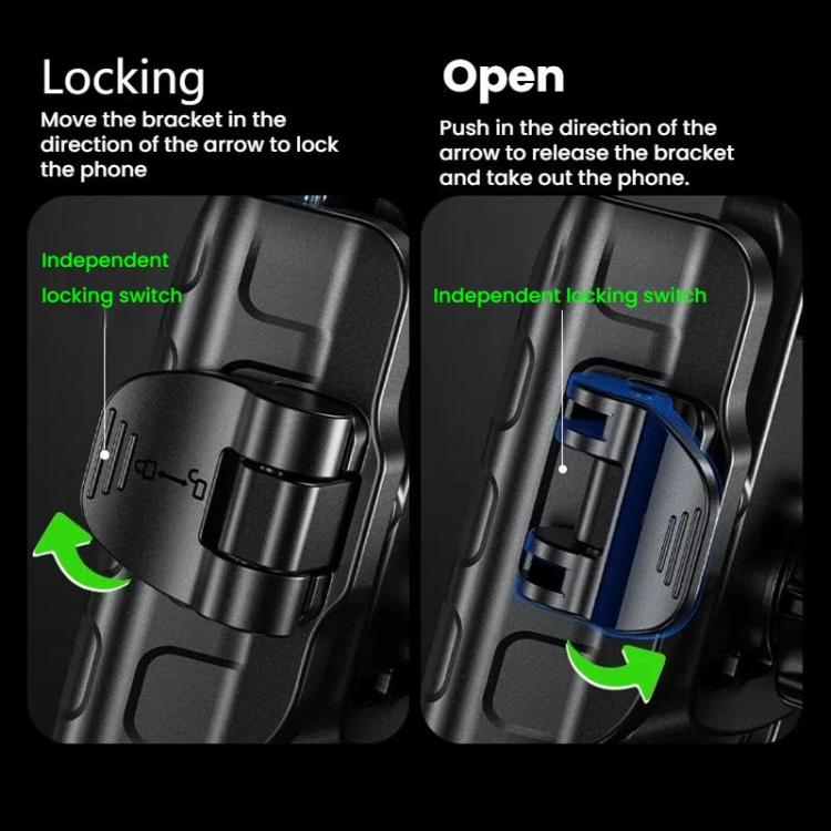 Kewig Motorcycle Bicycle Non-Blocking Mobile Phone Camera Navigation Bracket(M8SP-C4) by Kewig